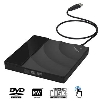 חיצוני התקליטורים DVD המבער USB 3.0 נייד, כונן אופטי השמעה המחשב הנייד חיצוני כונן חיצוני דק דיסק הקורא