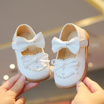 בנות נעליים 2023 אביב סתיו חדש רכה עם סוליות ילדים קטנים הנסיכה יחיד נעלי קיץ תינוק סנדלים לילדים ביצועים נעליים