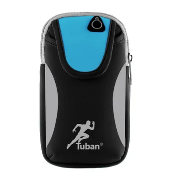 תכליתי חיצוני הטלפון מחזיק מפתחות עם אוזניות חור יוניסקס ריצה ספורט ריצה Armbag עבור iPhone X 8 7Plus 6s