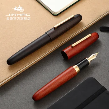 JINHAO 9056 עט נובע עץ עט דיו ממיר מילוי נייר משרדי, ציוד לביה 
