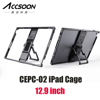 ACCSOON CEPC-02 12.9 אינץ iPad הכלוב אלחוטית וידאו משדר מקלט צפייה קיט עם סוללה מחזיק עבור iPad Tablet