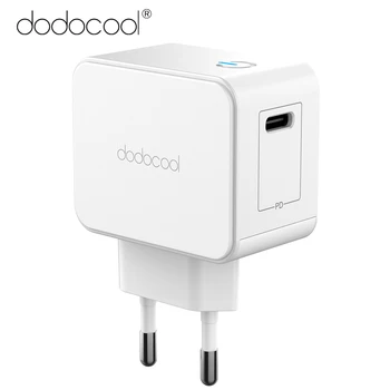 dodocool 18W Type-C מטען מתאם מתח טעינה מהירה 3.0 עבור Samsung Galaxy ipad iPhone X XS-iPad Pro סוג C USB-C משטרת מטען