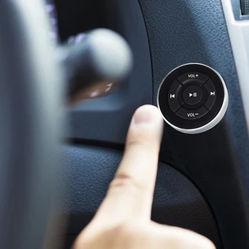 Bluetooth שלט רחוק לרכב הגה תקשורת מרחוק עבור iOS אנדרואיד הטלפון