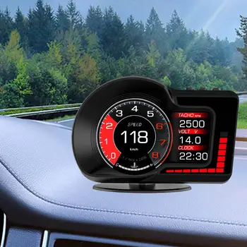 מכונית תצוגה עילית האד OBD2 GPS עמיד אביזרי רכב רב תפקודי הצג עייפות בנהיגה תזכורת מהירות יתר אזעקה