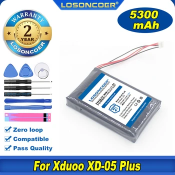 100% מקוריים LOSONCOER 5300mAh XD-05 פלוס סוללה עבור Xduoo XD-05 פלוס סוללה