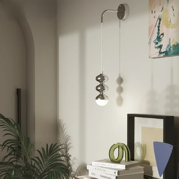 יאן הבאוהאוס רקע הטלוויזיה מנורת קיר סקנדינבי מודרני בסלון מנורה בחדר השינה חדר השינה ליד המיטה מנורות דקורטיביות