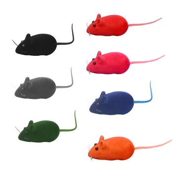 1/3Pcs פוליאתילן נוהרים הקול עכבר חתול צעצוע פרווה רכה עכבר צעצוע ספקי חתול חמוד אינטראקטיבי מחמד, אביזרים לחיות מחמד מוצרים