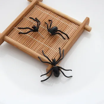 חם אופנה 1Piece 3D מפחיד עכביש שחור עגיל עגילים למכור חם ייחודי פאנק עגילים לנשים ליל כל הקדושים מתנות