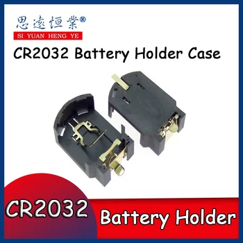 CR2032 SMD סוללה בעל המטבע הנייד כפתור שקע מחזיק תיק CR2032 מטבע תא סוללות כפתור מחזיק הרכבה בסיס