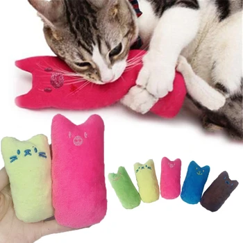 חריקת שיניים נפית החתולים צעצועים מצחיק אינטראקטיבי בפלאש חתול צעצוע חתול המחמד לעיסה קולנית צעצוע ציפורניים הבוהן נשיכת חתול מנטה לחתולים צעצועים
