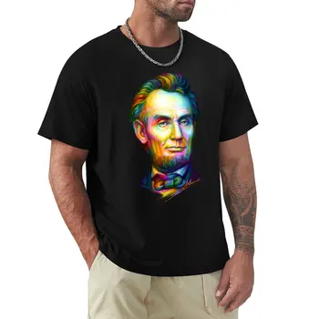 אברהם לינקולן חולצה בגדים חמודים רגיל חולצה חולצות מותאמת אישית עיצוב משלך גברים שרוול ארוך חולצות t