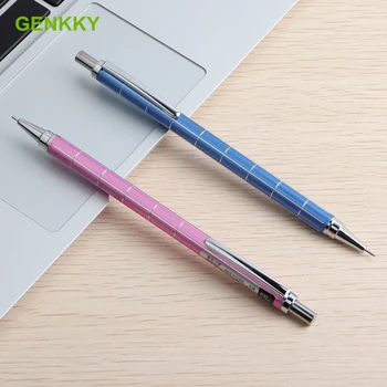 1/8PCS עיפרון מכני מתכת נירוסטה חומר ללחוץ על עפרונות לבית הספר Office סטודנטים כלי כתיבה עט הציור.