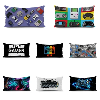 30x50cm אופנה צבע משחקים לשחקן להתמודד עם הציפית מסוף כרית כיסוי משחקי קישוט חדר הספה עיצוב הבית הציפית