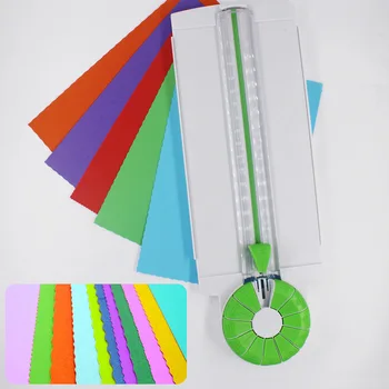 Multi-פונקציה חותך נייר קימוט מכונת 360 מעלות חותך נייר סיבובי 12 1 על-יד חיתוך כרטיס אמנות כלים