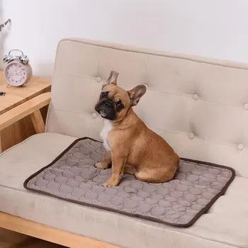 ציוד לחיות מחמד כלב מיטות הקיץ רך קרח משי כרית ספת מיטה מזרן רהיטים Underpad כלבים, חיות מחמד מוצרי אביזרים הביתה