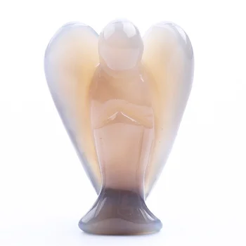 קריסטל אנג 'ל גילוף חתיכות האירופי יצירתי קישוט מפעל ישיר מכירה של ג' ייד מלאך קישוטים