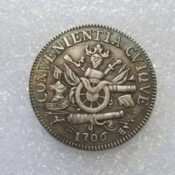 איטלקית מטבע זכרון 1706 סילבר דולר מטבע אספנות מטבעות קישוט הבית המטבע קסם חג המולד מתנות#1314