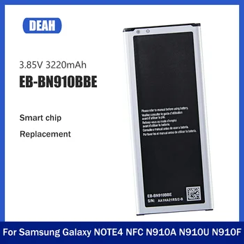 3220mAh EB-BN910BBE החלפה סוללה עבור סמסונג גלקסי 4 NFC N910A N910C N910F N910H N910U N910V EB-BN910BBU טלפון סלולרי