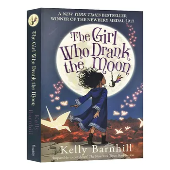הבחורה ששותה את הירח קלי Barnhill, ספרי ילדים בגילאי 9 10 11 12 ספרים באנגלית, קסם, פנטזיה, רומנים 9781848126473