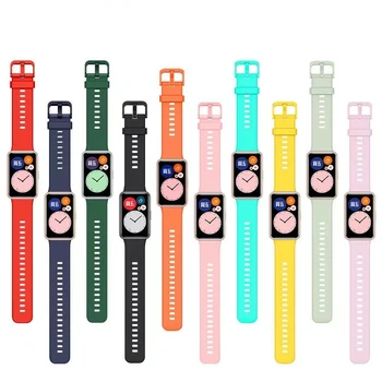 סיליקון רצועה עבור Huawei להתאים שעון מקורי חדש שעון חכם טונאלי אבזם צמיד צמיד עבור Huawei להתאים שעון רצועת קוראה