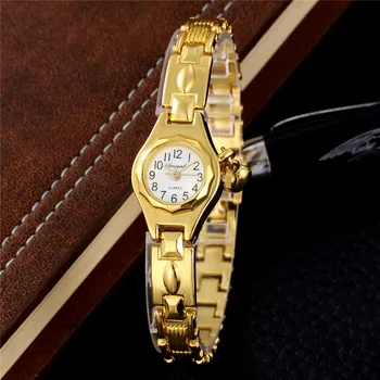 Sdotter יוקרה זהב צמיד נשים שעונים האופנה נירוסטה קטן נשים את השעון של נשים מזדמנים שמלת יד שרשרת שעון גי