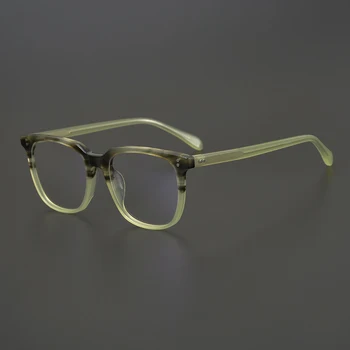 2023 חדש רטרו מזדמן טרי מסגרת משקפיים גברים אצטט מעצב קלאסי אופטיות למשקפי קוצר ראייה לקרוא, נשים אישית eyewear
