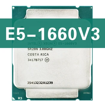 Xeon E5 1660V3 מעבד SR20N 3.0 Ghz 8 Core 140W סוקט LGA 2011-3 מעבד E5-1660 V3 Atermiter אדום לוח האם DDR4 NVMe קיט